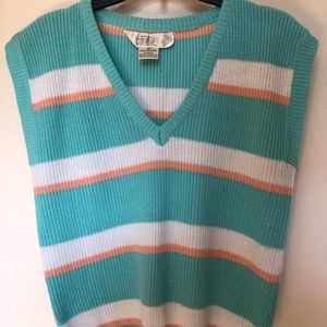Vintage retro tank sweater